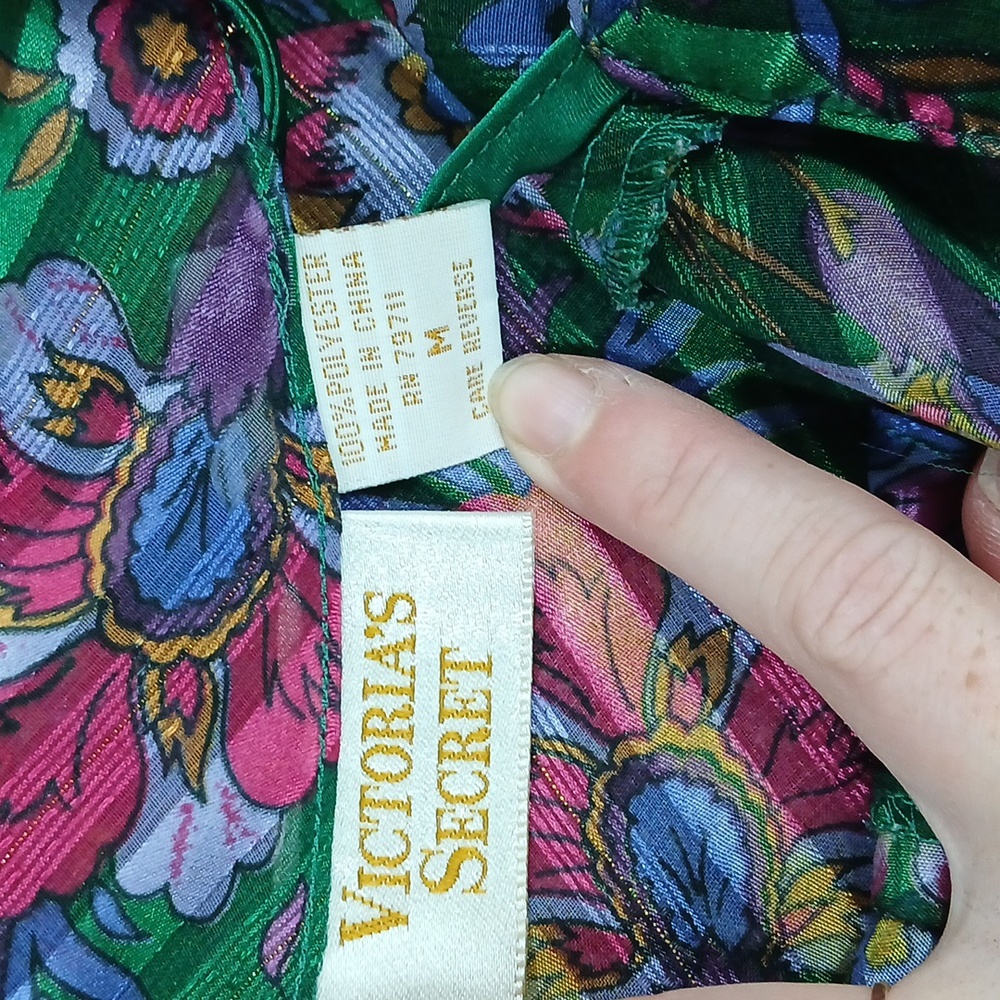 Vintage Victoria’s Secret vintage gold label cropped cami Size Medium - Picture 3 of 4
